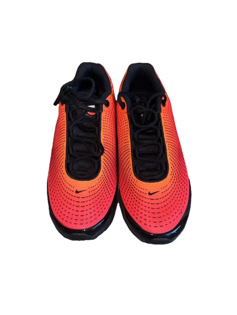 Nike Air Max DN Orange Black Mesh Men's Low Top Athletic Sneakers Sz 8 No Box
